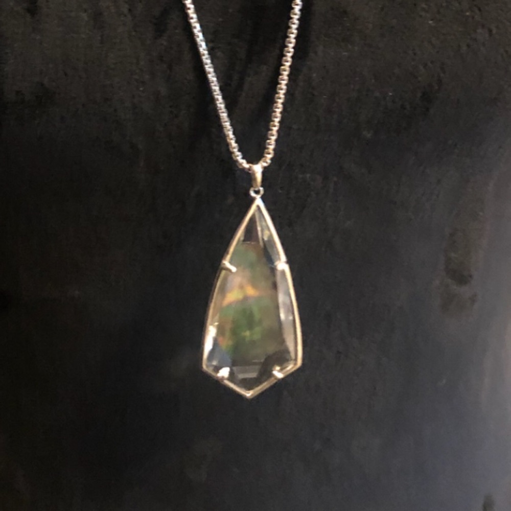 Kendra Scott Silver & Black MOP